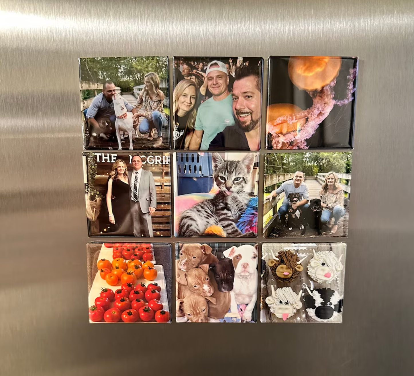 Custom Refrigerator Magnets Photo 2.5"x2.5"