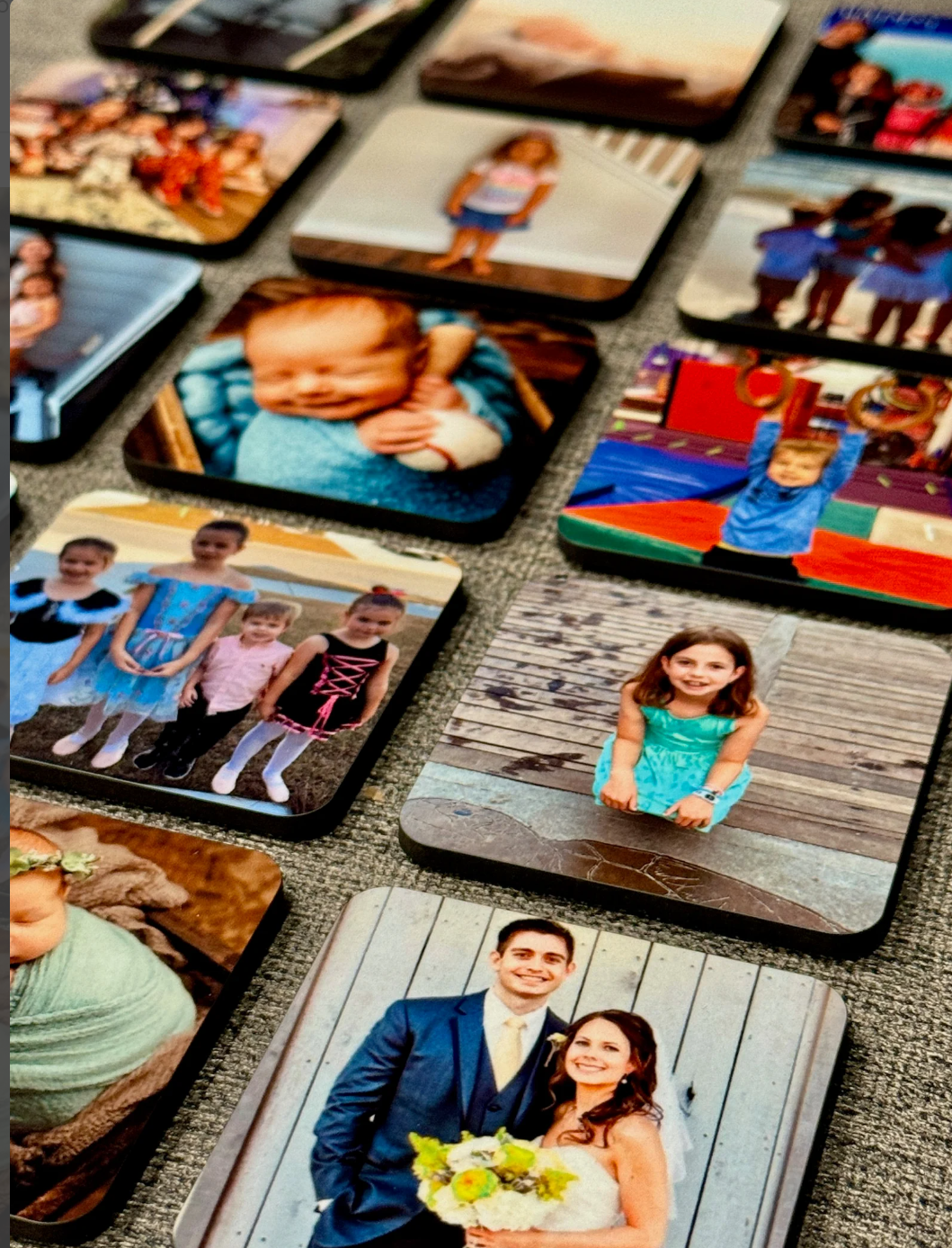 Custom Refrigerator Magnets Photo 2.5"x2.5"